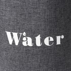 Чехол для бутыля на 19 л "Water" цвет серый - фото 8732256