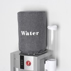 Чехол на бутыль для кулера Доляна Water, 19 л, 27×42×40 см, лён, серый - Фото 2