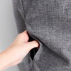 Чехол на бутыль для кулера Доляна Water, 19 л, 27×42×40 см, лён, серый - Фото 6