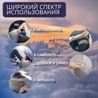 Подушка надувная, дорожная, 40×30×45 см, в чехле, серая - Фото 2