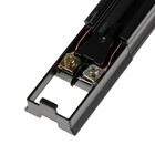 Шинопровод трековый 2TRA, 1 м, TR-02, усиленный, накладной, чёрный - Фото 7