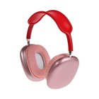 Наушники беспроводные, полноразмерные, P9, Bluetooth 5.0, с микрофоном, Jack 3.5 мм 150 мАч, розовые - Фото 4