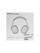 Наушники беспроводные, полноразмерные, P9 ProMax, Bluetooth 5.0, с микрофоном, Jack 3.5 мм 150 мАч, серые 9940625 - фото 15937358