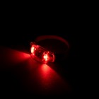 Светодиодный браслет красный батарейки CR2016х2, свечение красное - Фото 2