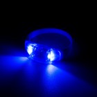 Светодиодный браслет синий, батарейки CR2016х2, свечение синее - Фото 2