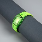 Светодиодный браслет зелёный, батарейки CR2016х2, свечение зелёное - Фото 3