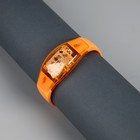 Светодиодный браслет оранжевый батарейки CR2016х2, свечение оранжевое - фото 8732907