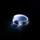 Светодиодный браслет белый, батарейки CR2016х2, свечение белое - Фото 2