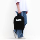 Рюкзак текстильный со шнуровкой Аниме, 38х29х11 см, черный - фото 320963558