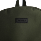 Рюкзак школьный текстильный со брелком стропой, 38х29х11 см, цвет хаки - Фото 6