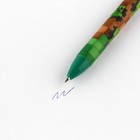 Ручка шариковая автоматическая матовая «Пиксели», 0,7 мм - Фото 2