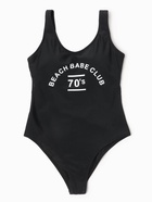 Купальник женский слитный с открытой спиной MINAKU, размер 42, чёрный - Фото 5