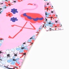 Купальник для девочки слитный MINAKU «Фламинго», розовый, рост 110-116 см 9926335