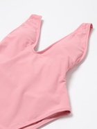 Купальник женский слитный с завязками на спине MINAKU, размер 44, розовый - Фото 6