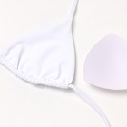 Купальник раздельный бикини на завязках женский MINAKU, белый, размер 44 - Фото 6