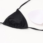 Купальник раздельный бикини на завязках женский MINAKU, чёрный размер 46 - Фото 5