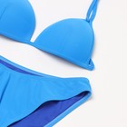 Купальник раздельный бельевой женский MINAKU, размер 44, синий - Фото 6