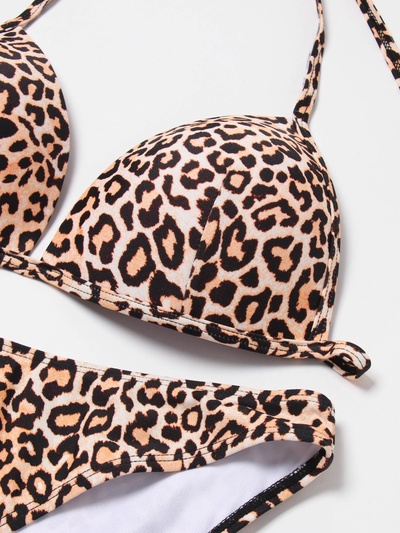 Купальник раздельный MINAKU, с леопардовым принтом, размер 42