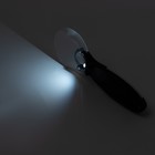 Лупа классическая, линза 60,16мм, подсветка, микс - Фото 4