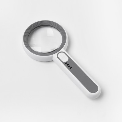 Лупа классическая, линза 60 мм, подсветка