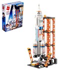 Конструктор Космос «Космодром», 4 минифигуры и 632 детали, уценка 10303919