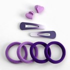 Набор аксессуаров для волос "Самой нежной", фиолетовые тона - Фото 3