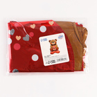 Воздушный шар фольгированный 55" «Медведь с сердцем», на подставке - Фото 3