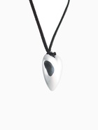 Чокер «Сердце» крупное, металлик, чёрный в серебре, 60 см - Фото 8