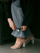 Чокер «Сердце» крупное, металлик, чёрный в серебре, 60 см - Фото 9