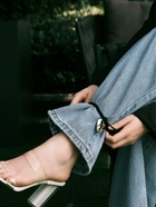 Чокер «Сердце», крупное, металлик, чёрный в серебре, 60 см - Фото 9