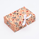 Подарочная коробка сборная, оранжевая "Щеночки-дружочки" 16,5 х 11, 5 х 5 см - Фото 2