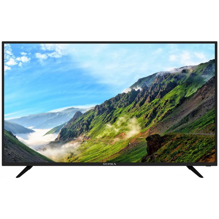 Телевизор LED Supra 55" STV-LC55ST0045U черный 4K Ultra HD 60Hz DVB-T DVB-T2 DVB-C USB WiFi   102954 - Фото 1