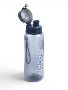 Бутылка для воды SPORT, 800 мл, 23×7.6×4.8 см, серая - Фото 3