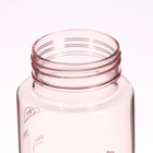 Бутылка для воды SPORT, 550 мл, 20.5×7×4.8 см, розовая - Фото 5