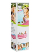 Бассейн каркасный INTEX Pink Frame Pool 28290NP, 244×76 см, розовый, круглый 10060421 - фото 14115089