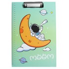 Планшет с прижимом формат А4 картон "Космонавт", МИКС - фото 8733709