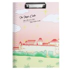 Планшет с прижимом формат А4 картон «Пейзаж», МИКС - Фото 3