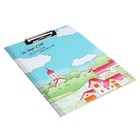 Планшет с прижимом формат А4 картон «Пейзаж», МИКС - Фото 7