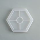 Подставка из гипса. Набор для создания поддона с поталью «Шестиугольник» - Фото 3