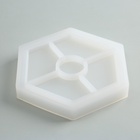 Подставка из гипса. Набор для создания поддона с поталью «Шестиугольник» - Фото 5