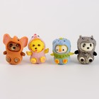 Антистресс сквиш мялка «Зверята в костюмах», в пакете, с пастой - Фото 2