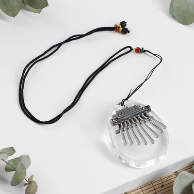 Калимба «Камешек» Music Life, 8 язычков, 7×5×1.8 см, акриловое стекло