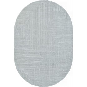 Ковёр овальный Valentis Sirocco, размер 80x150 см, цвет l.grey/grey