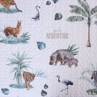 Покрывало 1.5-спальное «Этель. Сафари», 145×210±5 см, микрофибра