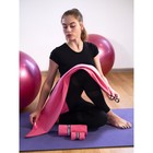 Полотенце для фитнеса Guten Morgen Squats, размер 80х130 см, цвет розовый - Фото 3