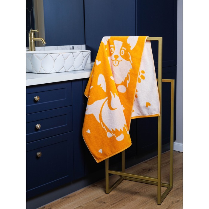 

Полотенце махровое Guten Morgen Corgi, 450 гр, размер 30х50 см, цвет оранжевый