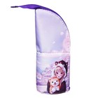 Пенал школьный, тубус, 8.5×21×6.5 см «Друзья корея» - Фото 2