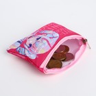 Кошелек детский текстильный "Аниме", 11х9х0,5 см, цвет розовый - Фото 7