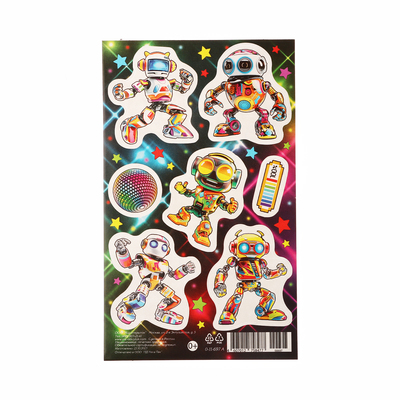 Наклейки "Роботы" 10х16 см