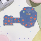 Мини-открытка "23 Февраля" глиттер, герб, 12,5 х11,5 см - Фото 3